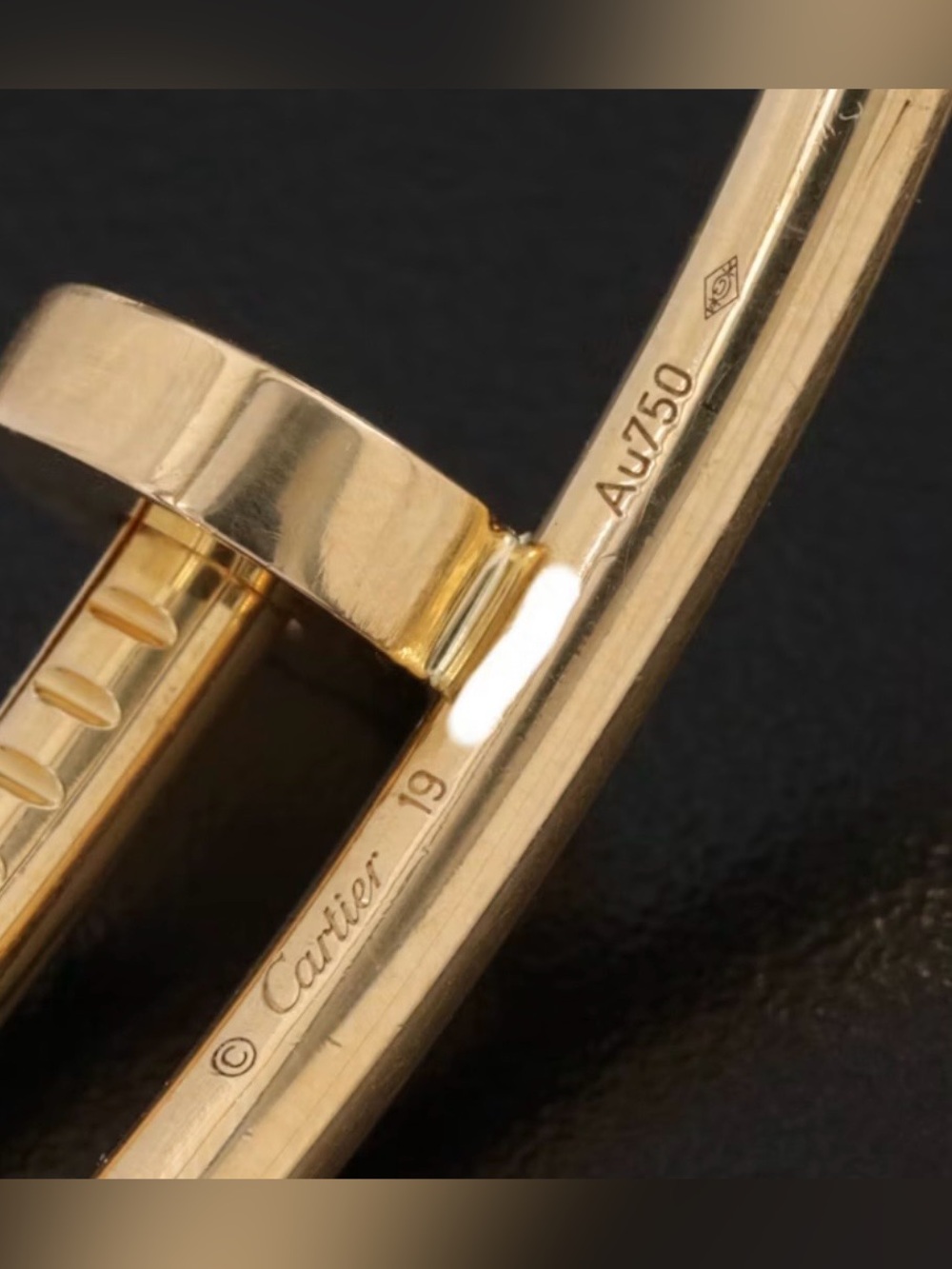 Cartier Juste un Clou 18K Bracelet with COA - Picture 6 of 7
